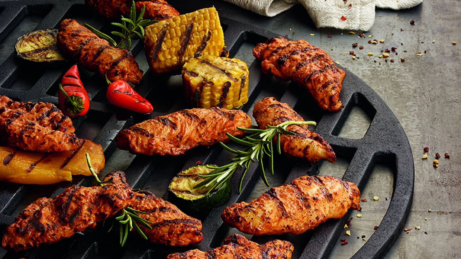 Fire Roasted Chikn Fingers_Rezept_Grillgemüse_72dpi