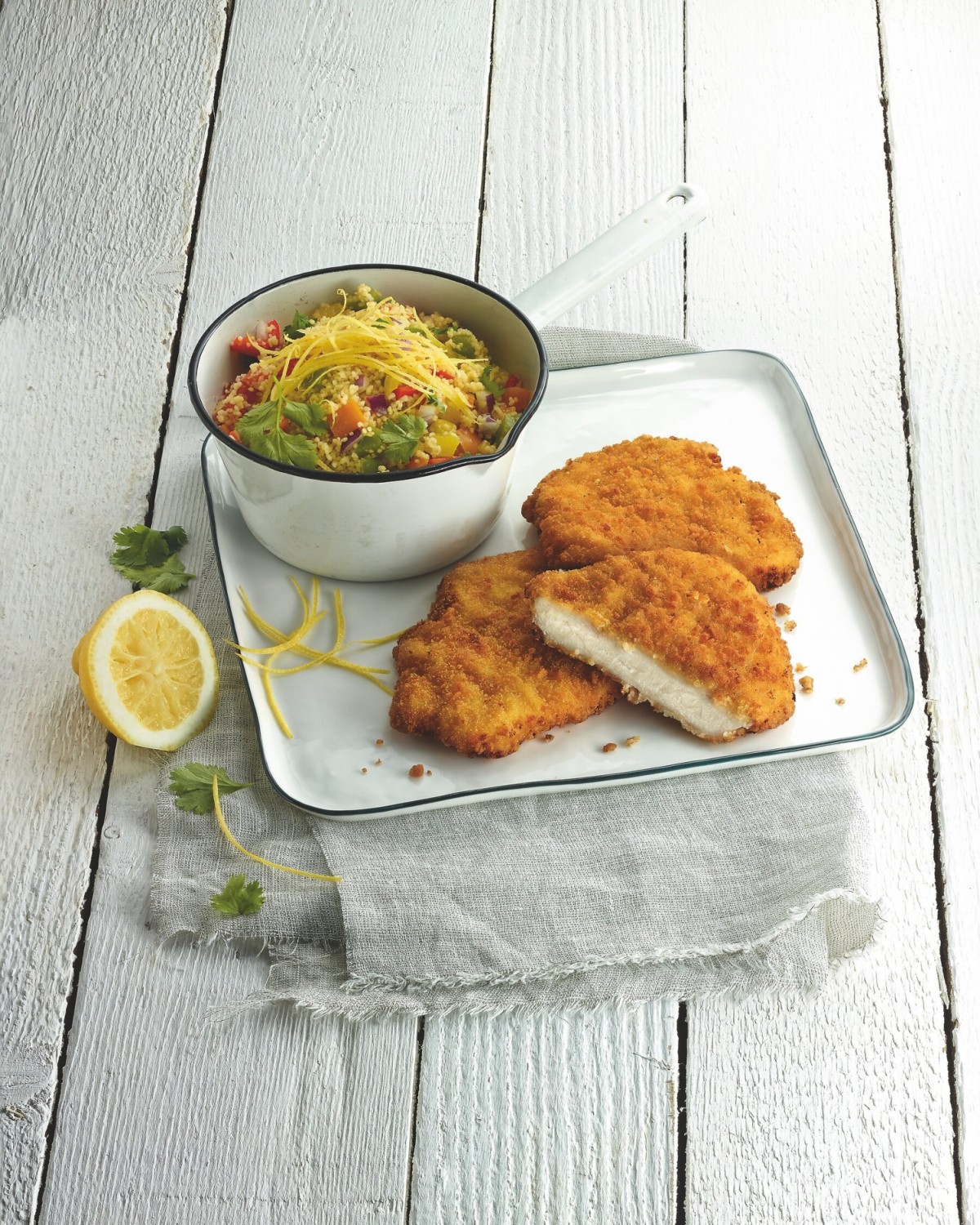 MEAT SELECTION Knusper Schnitzel Chikn_Rezept_Couscous_72dpi