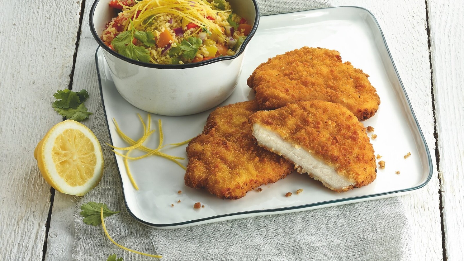 MEAT SELECTION Knusper Schnitzel Chikn_Rezept_Couscous_72dpi