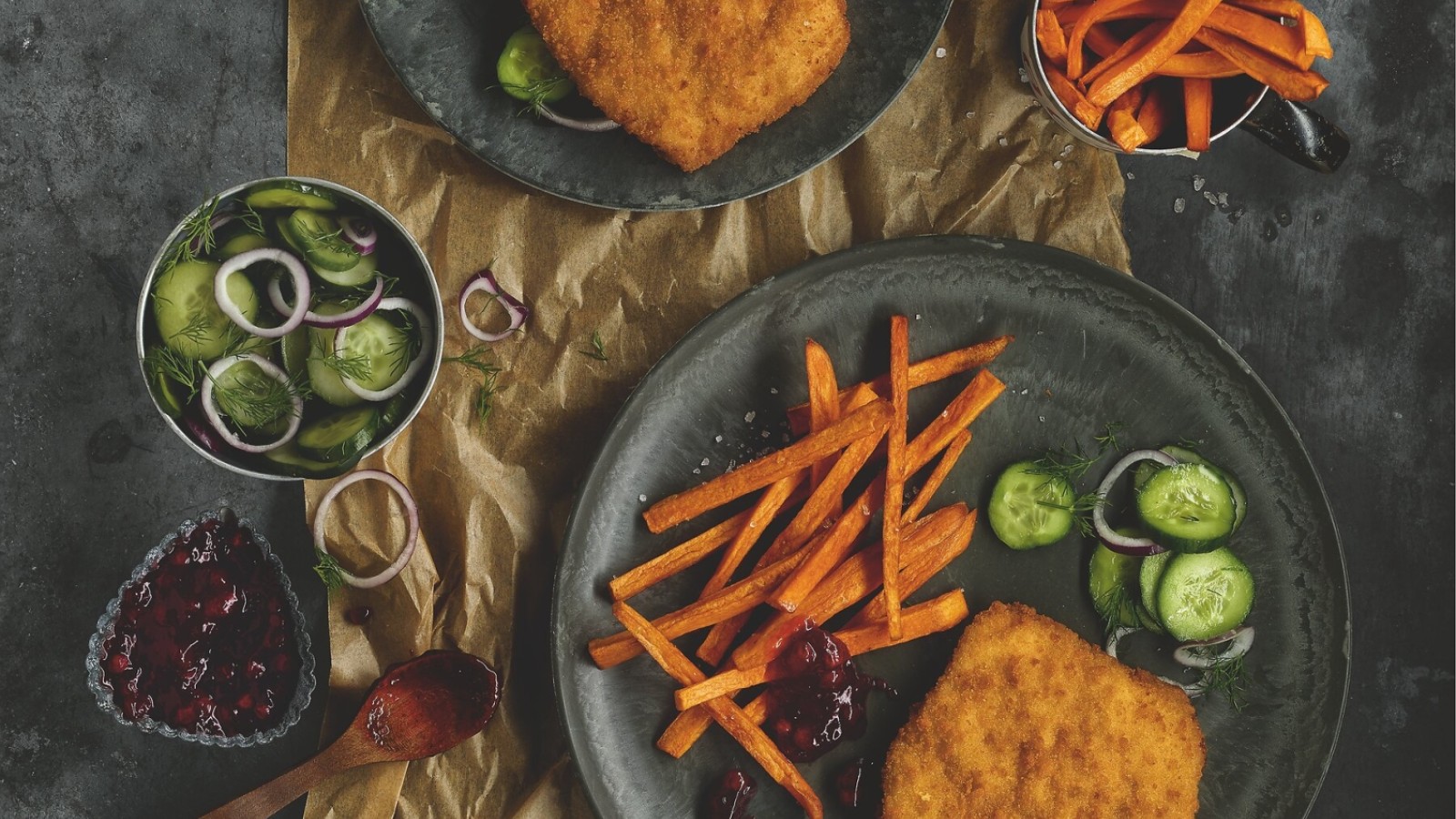 MEAT SELECTION Knusper Schnitzel Chikn_Rezept_Gem&uuml;se_72dpi