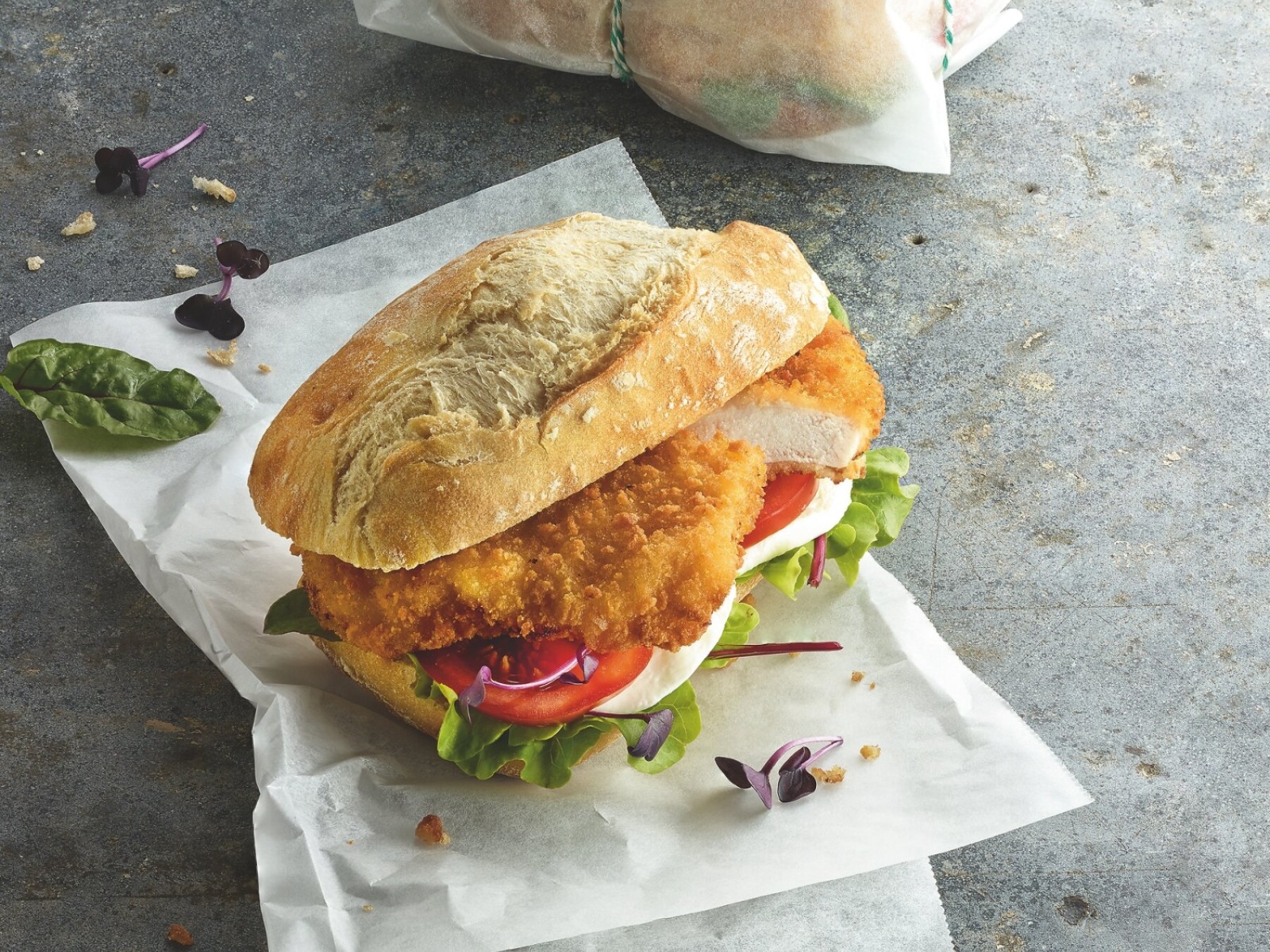 MEAT SELECTION Knusper Schnitzel Chikn_Rezept_Br&ouml;tchen_72dpi