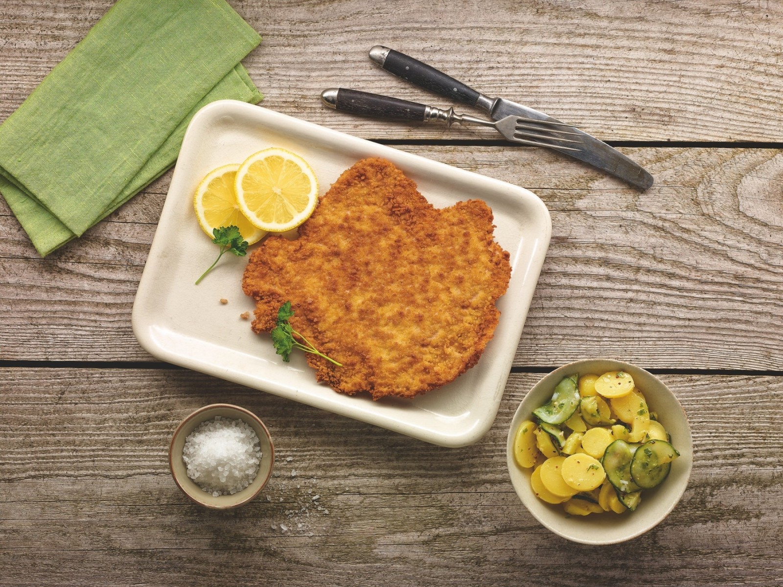 MEAT SELECTION  Knusper_Schnitzel_Homestyle_Rezept_Kartoffelsalat 72dpi