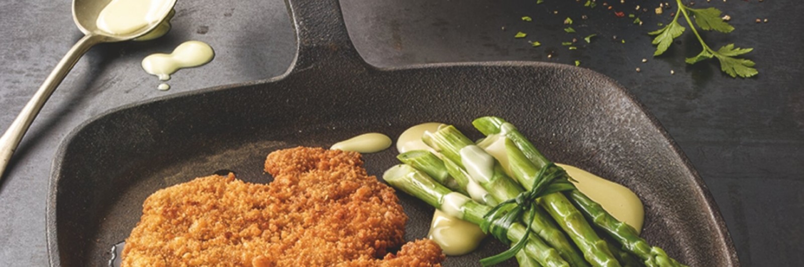 MEAT SELECTION Knusper Schnitzel XXL_Rezept_Spargel_72dpi
