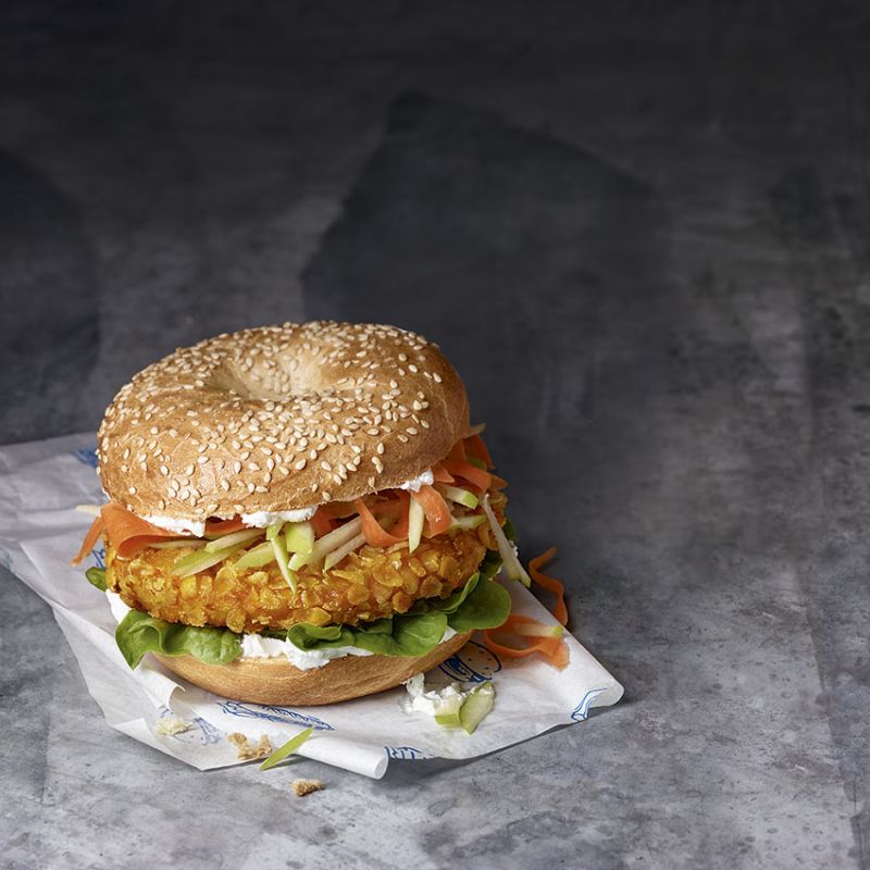 computadora fragmento Puro Crunchy Chik'n Burger – SALOMON FoodWorld® GmbH