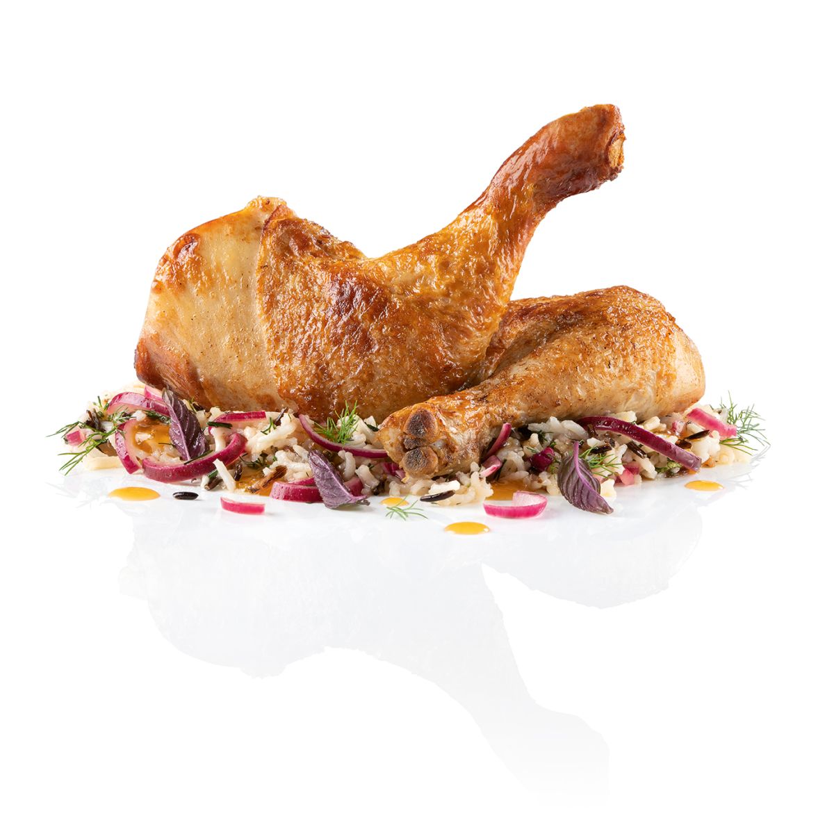 FVZ Hähnchenschenkel gebraten
